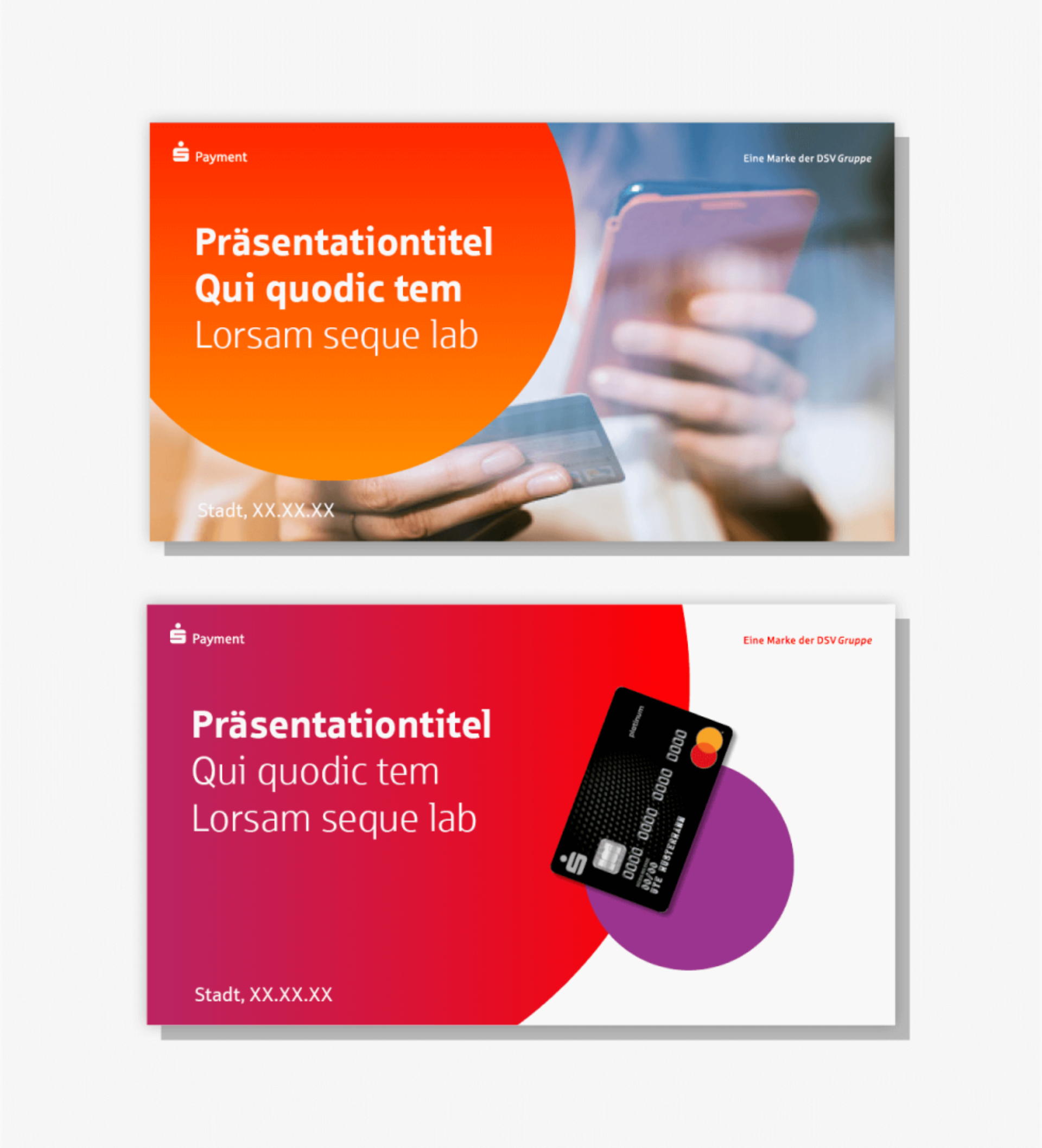Horizontale Layouts S Payment