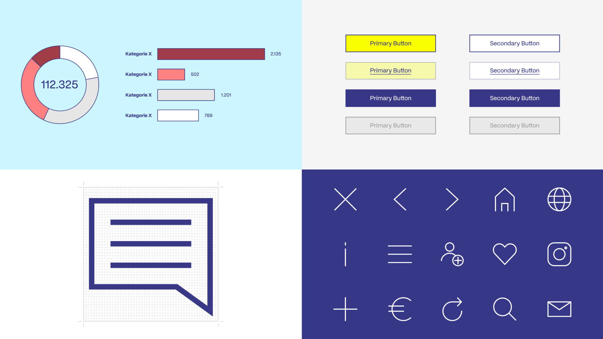 Darstellung von Infografiken & UI Kit