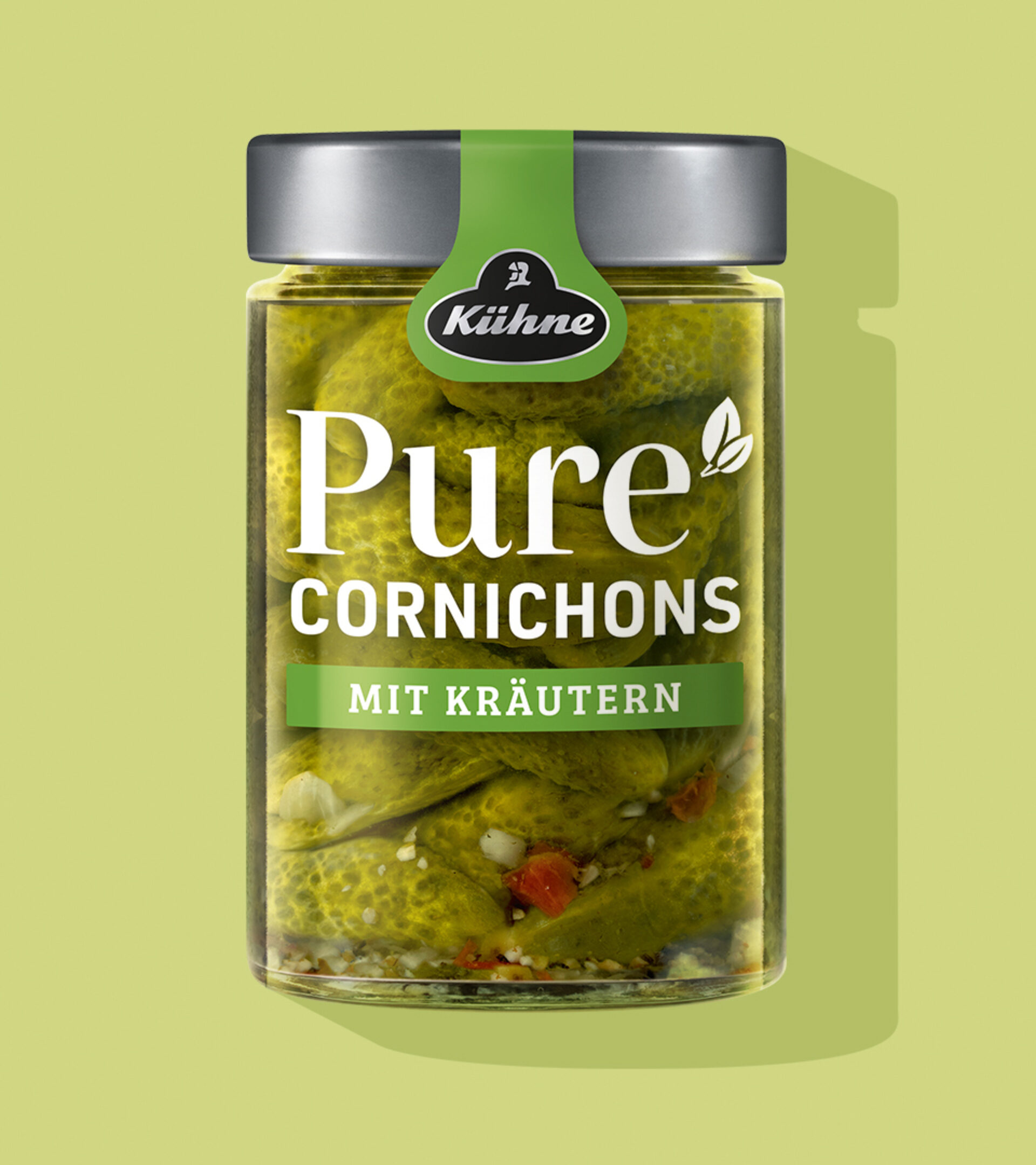 Kühne Pure Cornichons with herbs