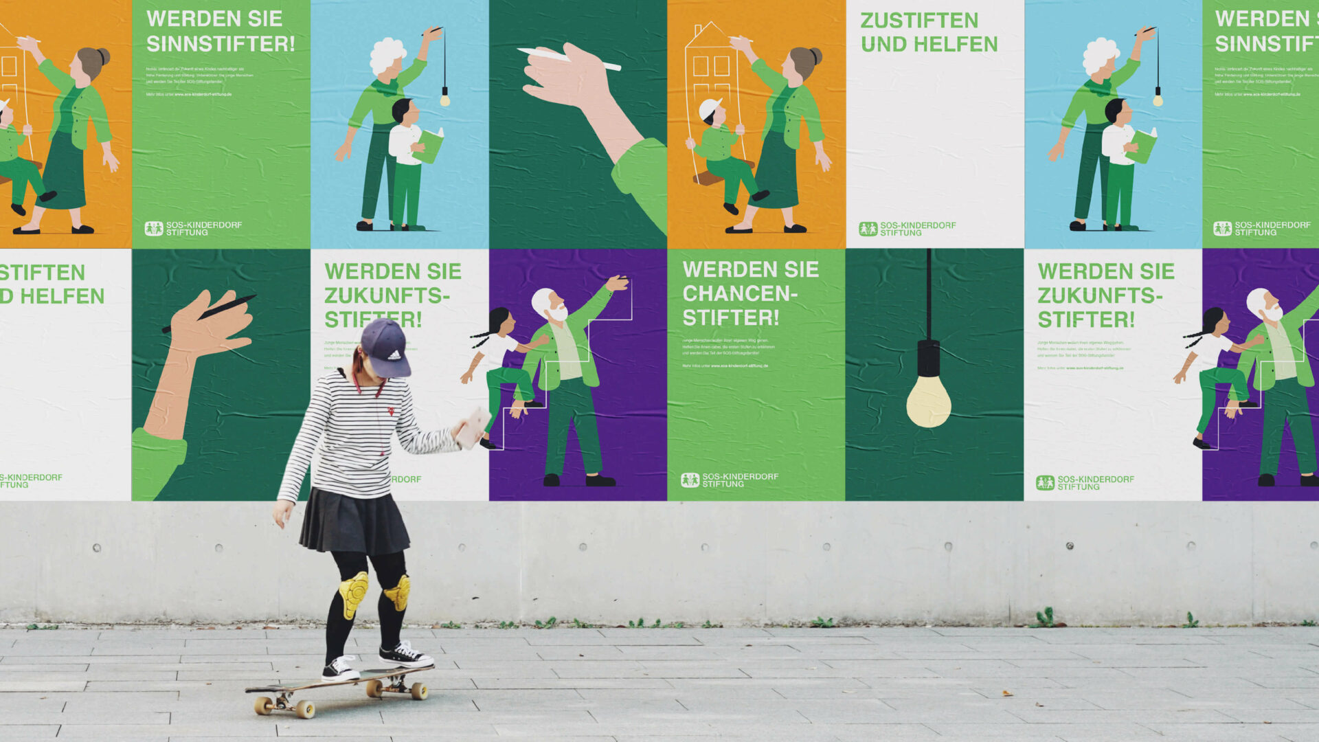 SOS-Kinderdorf Stiftung Posterwall