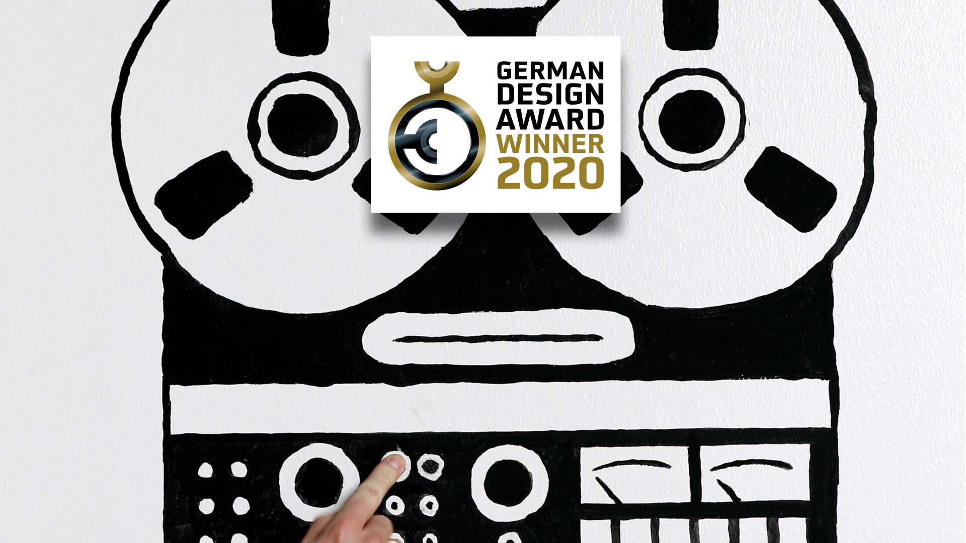 Wall of Sound mit Gewinnerlogo German Design Award