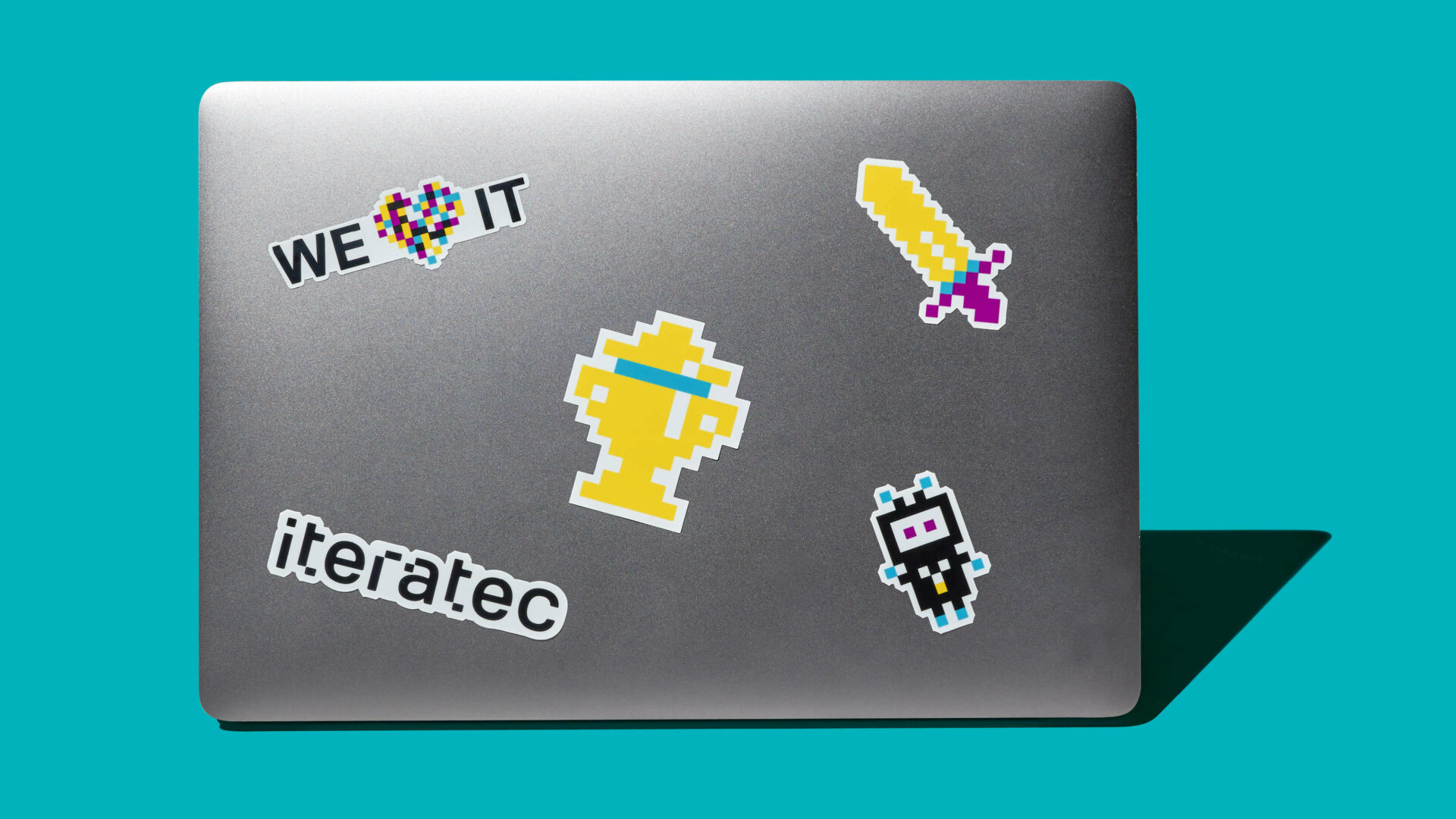 iteratec Sticker auf MacBook