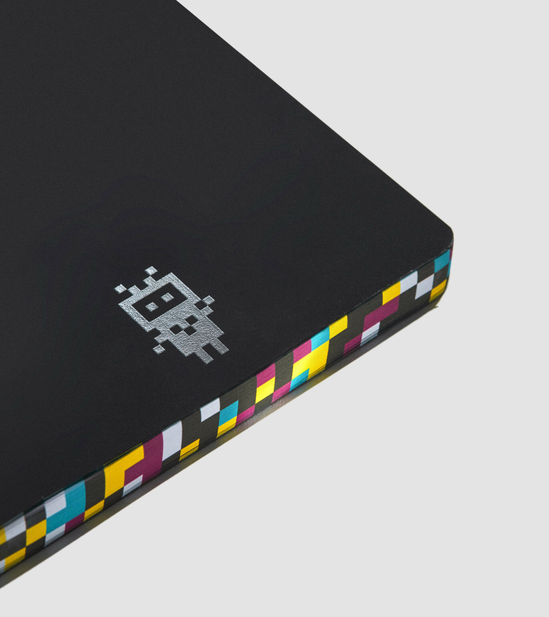 close up of icon on brand book